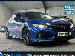 Blue Used 2019 Honda Civic Sport Hatchback | £11,995 (Fair price)