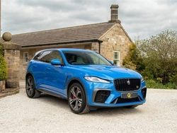 Blue Used 2021 Jaguar F-Pace SVR SUV | £49,950