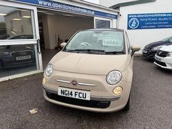 Beige Used 2014 Fiat 500 Lounge Hatchback | £4,999 (Fair price)