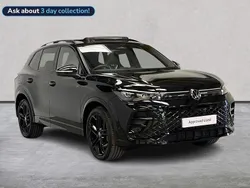 Black New 2025 VW Tiguan R-line SUV | £44,299