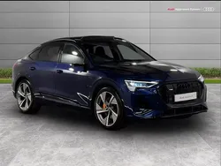Blue Used 2022 Audi e-tron Sportback Advanced SUV | £39,999