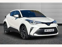 White Used 2022 Toyota C-HR Design SUV | £19,095 (Fair price)