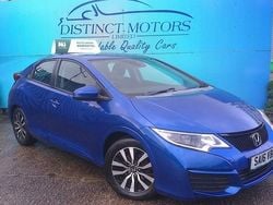 Blue Used 2016 Honda Civic S Hatchback | £7,989 (Good price)