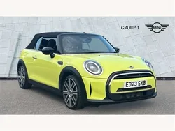 Zesty yellow Used 2023 Mini Cooper Cabriolet Exclusive Cabriolet | £23,895 (Expensive)