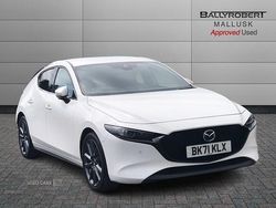 White Used 2021 Mazda 3 Inclusive Hatchback | £15,295 (Fair price)