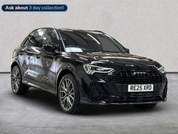 Black Used 2025 Audi Q3 Black Edition SUV | £36,555 (Fair price)