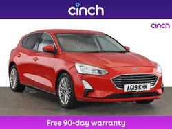 Red Used 2019 Ford Focus Titanium X Hatchback | £13,549 (Fair price)
