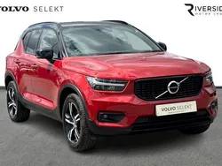 Fusion red Used 2021 Volvo XC40 R-Design SUV | £20,661 (Fair price)