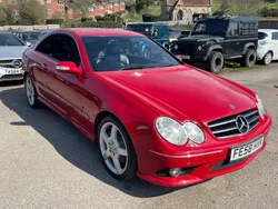 Red Used 2008 Mercedes CLK220 Coupe | £3,999 (A bit pricey)