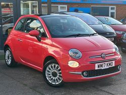 Pink Used 2017 Fiat 500 Lounge Hatchback | £5,980 (Fair price)