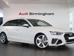 Arkona white Used 2024 Audi A4 S-Line Estate | £33,000 (Expensive)