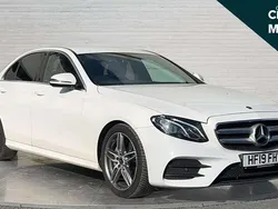 White Used 2019 Mercedes E220 AMG line Sedan | £19,833 (Super price)