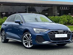Blue Used 2025 Audi A3 e-tron S-Line Hatchback | £28,950 (Fair price)