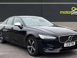 Onyx black metallic Used 2018 Volvo S90 R-Design Sedan | £14,300 (Fair price)