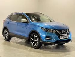 Blue Used 2018 Nissan Qashqai Tekna+ SUV | £13,799 (Fair price)