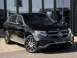Obsidian black metallic Used 2021 Mercedes EQC400 AMG line SUV | £27,498 (Fair price)