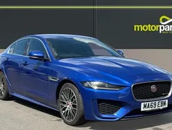 Caesium blue metallic Used 2019 Jaguar XE R-Dynamic Sedan | £14,000 (Fair price)