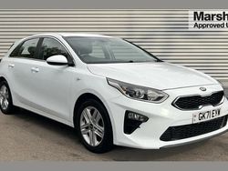 White Used 2021 Kia Ceed 2 Hatchback | £11,190 (Fair price)