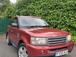 Red Used 2006 Land Rover Range Rover Sport HSE SUV | £2,690