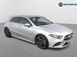 Silver Used 2019 Mercedes A35 AMG Premium Hatchback | £22,399 (Fair price)