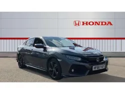 Grey Used 2018 Honda Civic Sport Plus Hatchback | £14,485 (Fair price)