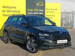 Black Used 2024 Skoda Karoq SportLine SUV | £27,498 (A bit pricey)