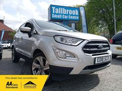 Silver Used 2018 Ford Ecosport Titanium SUV | £7,995 (Good price)