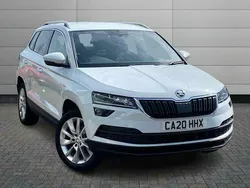 White Used 2020 Skoda Karoq SE SUV | £16,995 (Fair price)