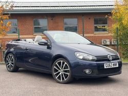 Blue Used 2013 VW Golf Cabriolet GT Cabriolet | £7,488 (Fair price)