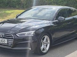 Black Used 2018 Audi A5 Sportback S-Line Hatchback | £16,200 (Fair price)