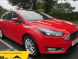 Red Used 2016 Ford Focus Titanium Hatchback | £6,315 (Fair price)