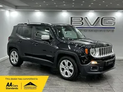 Black Used 2016 Jeep Renegade Limited SUV | £7,494 (Fair price)