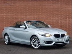 Silver Used 2017 BMW 218 Cabriolet | £11,498 (Fair price)