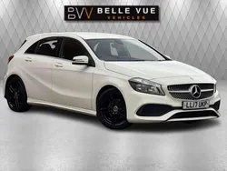 White Used 2017 Mercedes A160 AMG line Hatchback | £9,495 (Fair price)