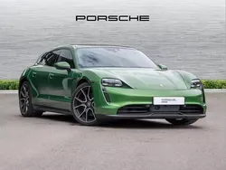 Green Used 2022 Porsche Taycan Sedan | £61,995 (Expensive)