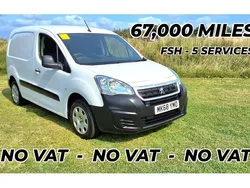 White Used 2018 Peugeot Partner MPV | £7,995 (A bit pricey)