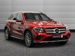 Red Used 2017 Mercedes GLC250 AMG line SUV | £22,250 (Fair price)