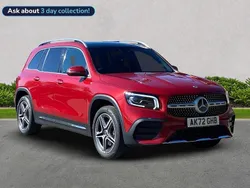 Red Used 2022 Mercedes GLB200 AMG Line Premium Plus SUV | £29,789 (Fair price)