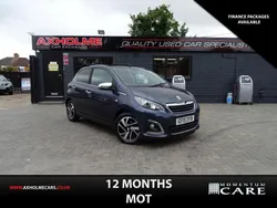 Blue Used 2015 Peugeot 108 Allure Hatchback | £4,295 (Fair price)