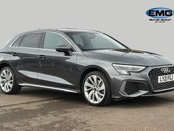 Grey Used 2021 Audi A3 Sportback S-Line Hatchback | £18,590