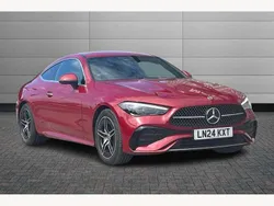 Red Used 2024 Mercedes CLE200 AMG line Coupe | £39,695