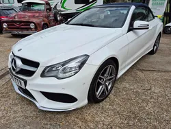 White Used 2015 Mercedes E220 AMG line Cabriolet | £11,755 (Fair price)