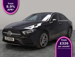 Black Used 2021 Mercedes A250 AMG line Sedan | £21,998 (Fair price)