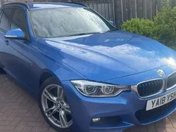 Blue Used 2018 BMW 320 M Sport Estate | £16,099 (Fair price)