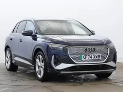 Blue Used 2024 Audi Q4 e-tron S-Line SUV | £33,495 (Super price)