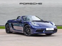 Gentian blue metallic Used 2020 Porsche 718 Boxster | £46,000