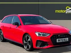 Misano red pearl Used 2022 Audi A4 Black Edition Estate | £24,500 (Fair price)