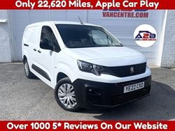 White Used 2022 Peugeot Partner Premium Van | £15,576 (Expensive)