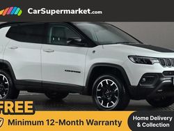 White/black Used 2023 Jeep Compass Trailhawk SUV | £16,697 (Fair price)