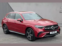 Red Used 2023 Mercedes GLC300e AMG Line Premium SUV | £43,378 (A bit pricey)